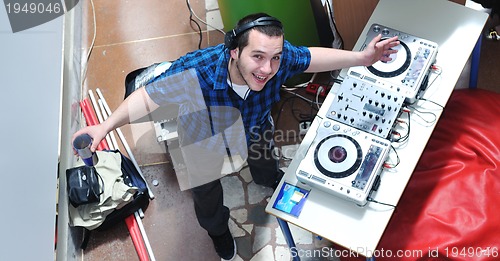 Image of dj on party event