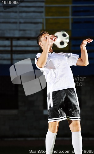 Image of football player in action