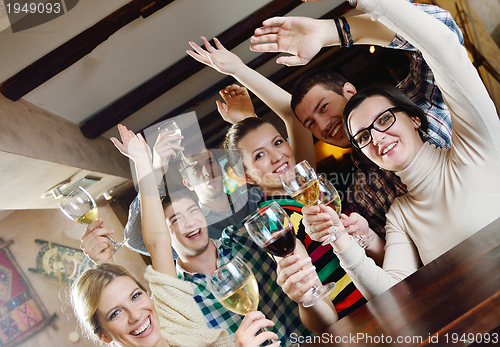 Image of Group of happy young people