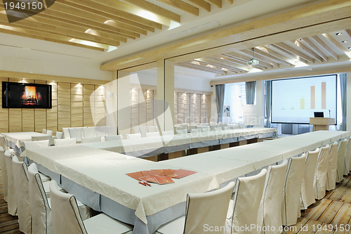 Image of Empty business conference room