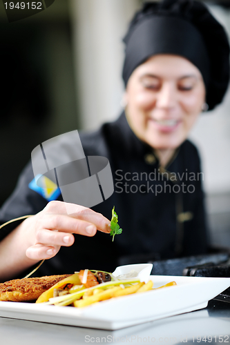 Image of chef preparing meal