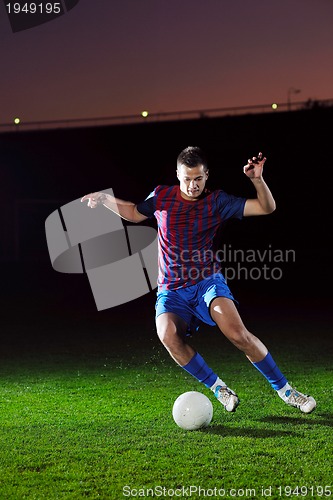 Image of football player in action