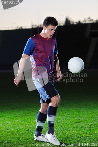 Image of football player in action