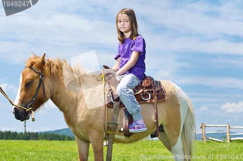 Image of child ride pony