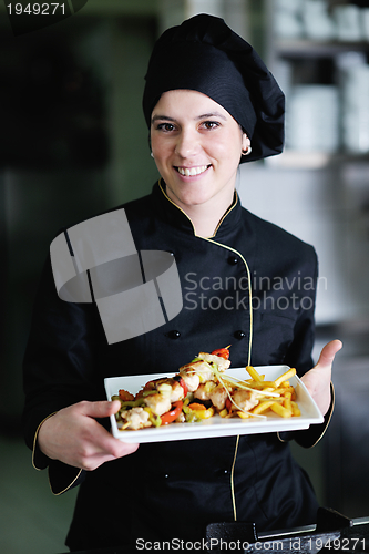 Image of chef preparing meal