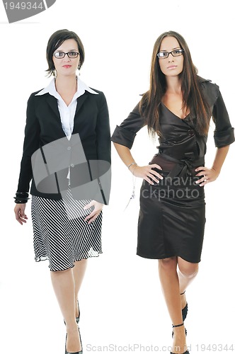 Image of busieness woman team isolated