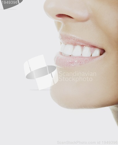 Image of healthy white smile