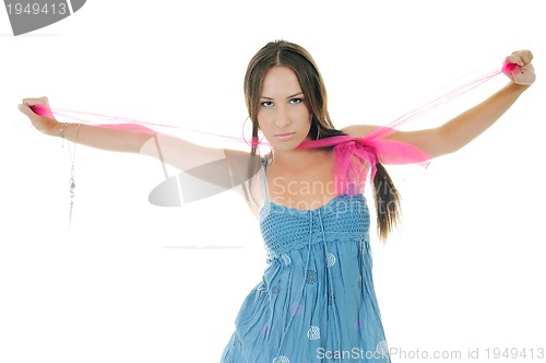 Image of woman fashion isolated one