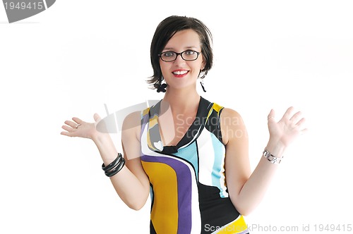 Image of woman fashion isolated one