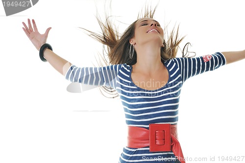 Image of woman fashion isolated one