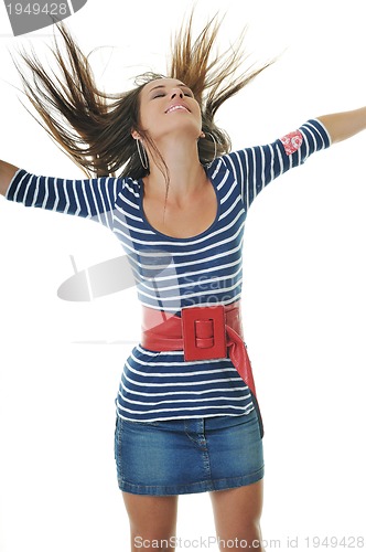 Image of woman fashion isolated one