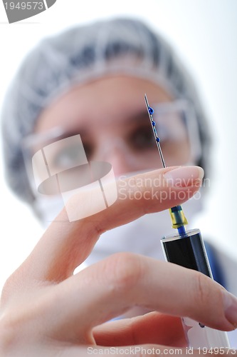 Image of injection nurse