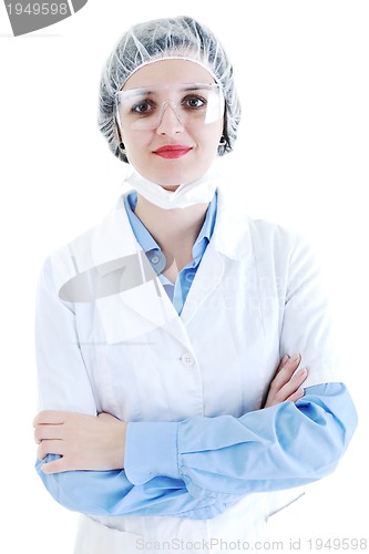 Image of isolated adult woman nurse