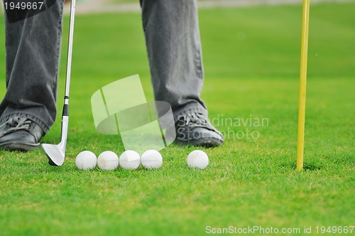 Image of golf ball game