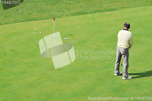 Image of golf ball game