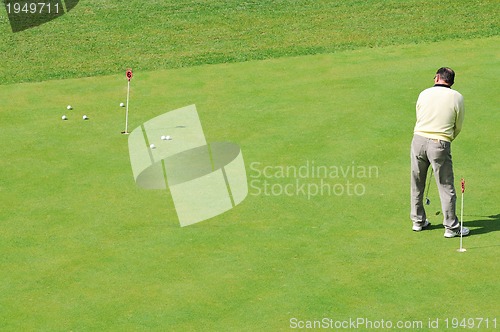 Image of golf ball game