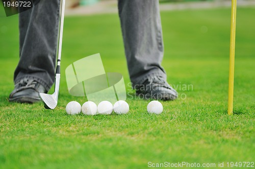 Image of golf ball game