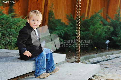 Image of child fashion outdoor