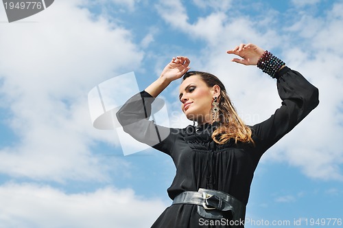 Image of woman fashion outdoor