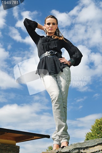Image of woman fashion outdoor