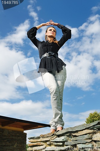 Image of woman fashion outdoor