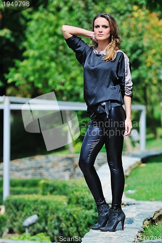 Image of woman fashion outdoor