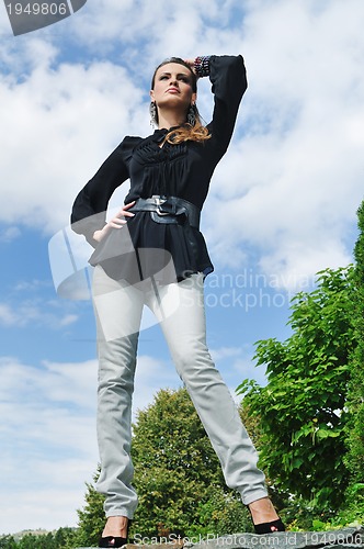 Image of woman fashion outdoor