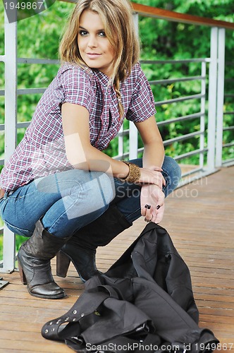 Image of woman fashion outdoor