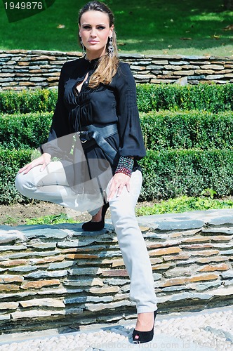 Image of woman fashion outdoor