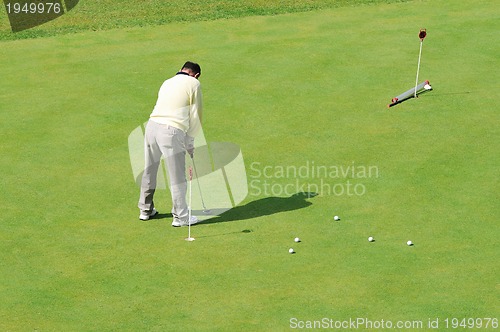 Image of golf ball game