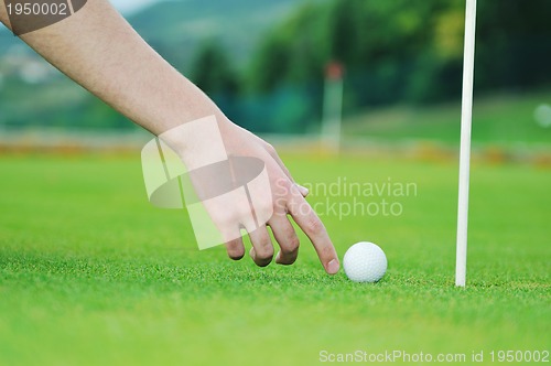 Image of golf ball game