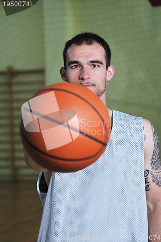 Image of basket ball game player portrait