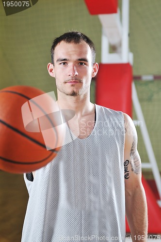 Image of basket ball game player portrait