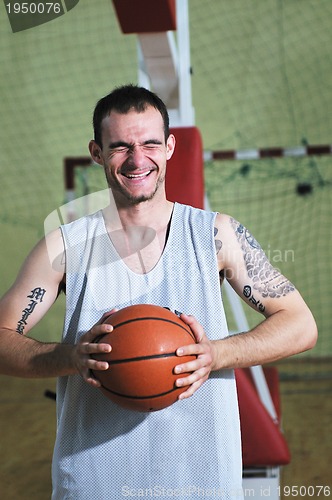 Image of basket ball game player portrait