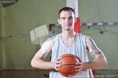 Image of basket ball game player portrait