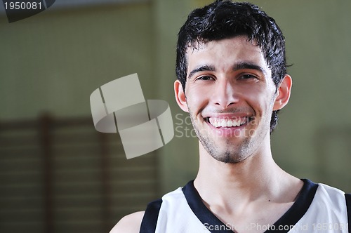 Image of basket ball game player portrait