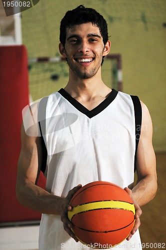 Image of basket ball game player portrait