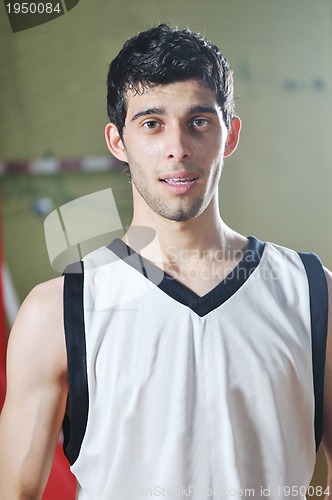 Image of basket ball game player portrait