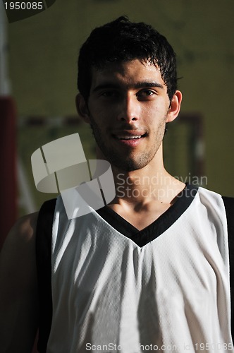 Image of basket ball game player portrait