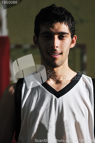 Image of basket ball game player portrait