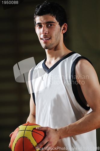 Image of basket ball game player portrait