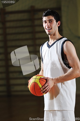 Image of basket ball game player portrait