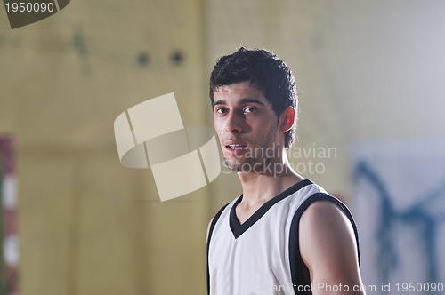 Image of basket ball game player portrait