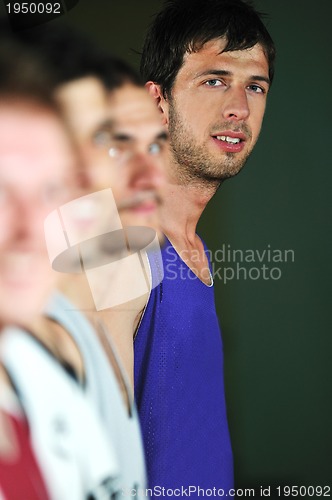Image of basket ball game player portrait