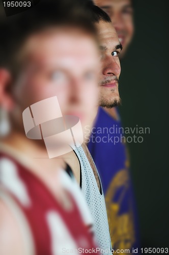 Image of basket ball game player portrait