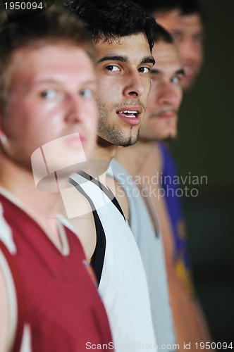 Image of basket ball game player portrait