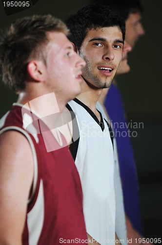 Image of basket ball game player portrait