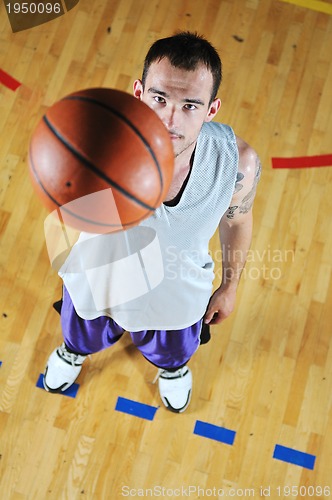 Image of basket ball game player portrait