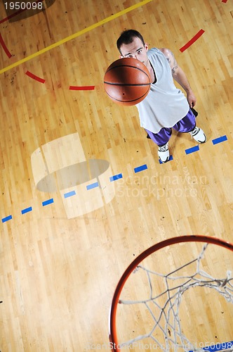 Image of basket ball game player portrait