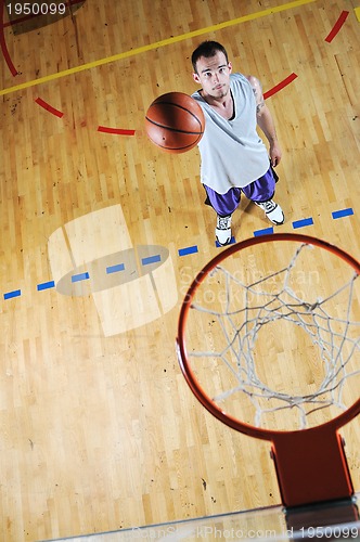Image of basket ball game player portrait